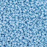 11SB161-TVR: CZ Seed Bead Opaque Silent Blue 11/0 - 1HK