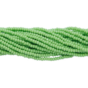 11SB180-C: CZ Seed Bead True Cut Op Pale Green 11/0   Color # 53310 6HK