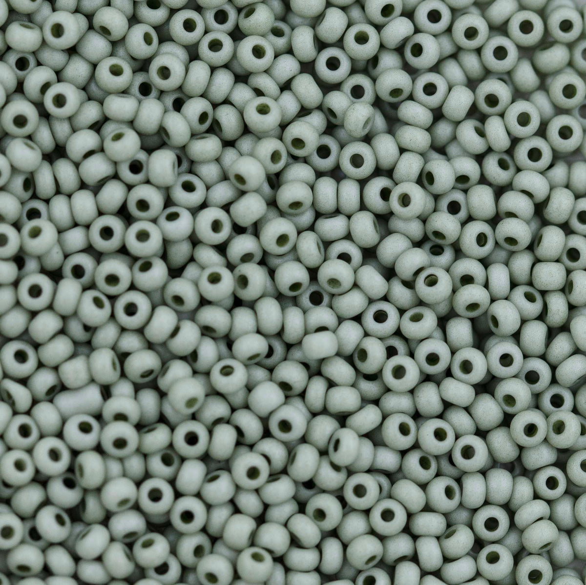 11SB183-TV: CZ Seed Bead Opaque Pale Eukalyptus 11/0 - 6HK