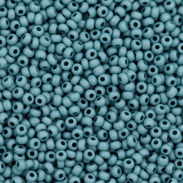 11SB185-TVR: CZ Seed Bead Opaque Soft Thyme 11/0 - 1HK