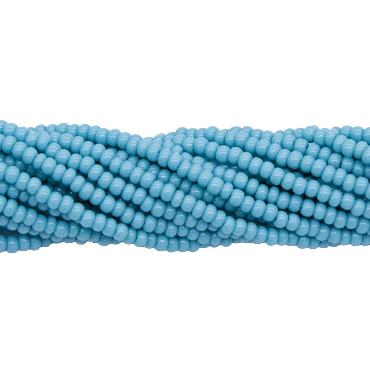 11SB185: CZ Seed Bead Op Turquoise Green 11/0 6HK