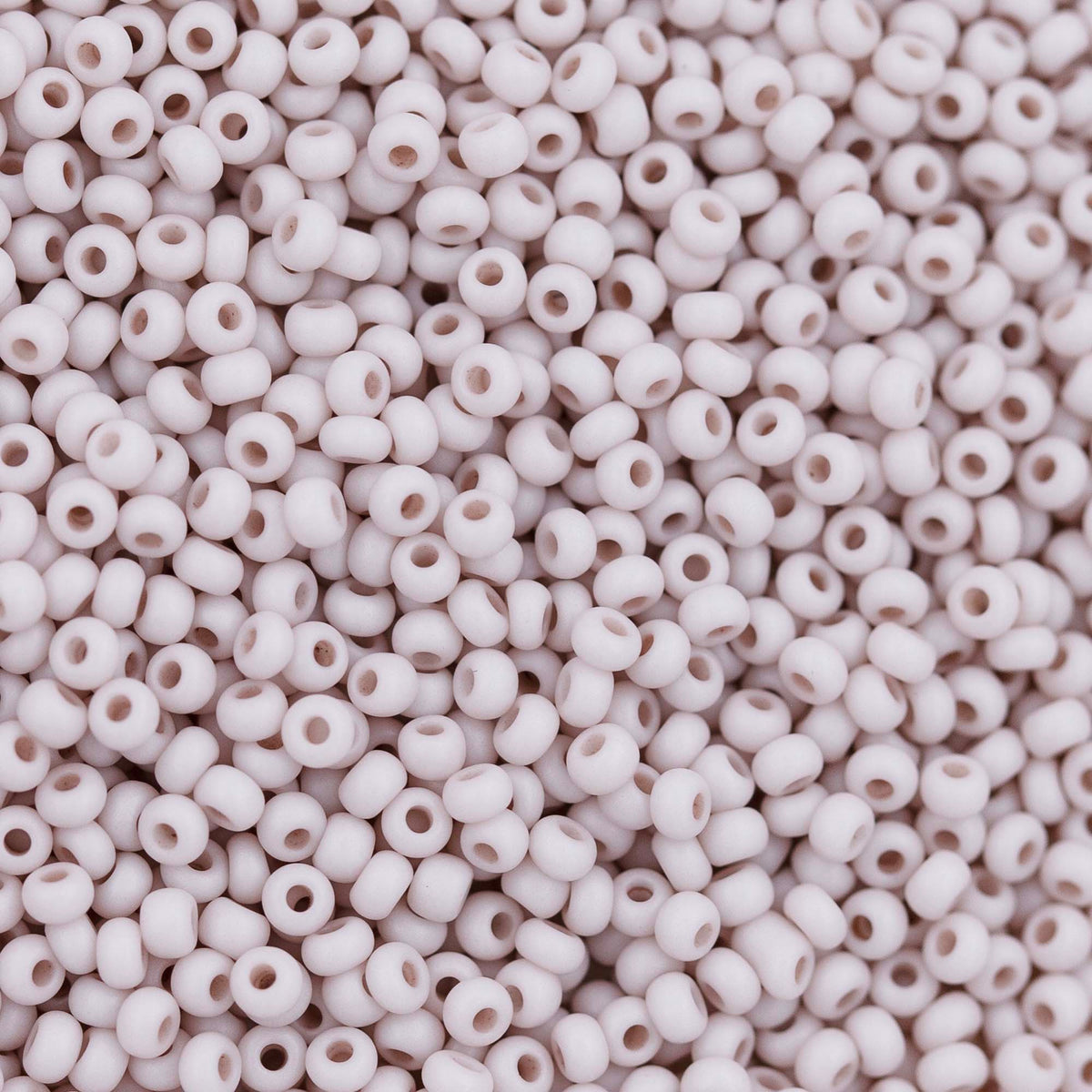 11SB190-TVR: CZ Seed Bead Opaque Rose Powder 11/0 - 1HK