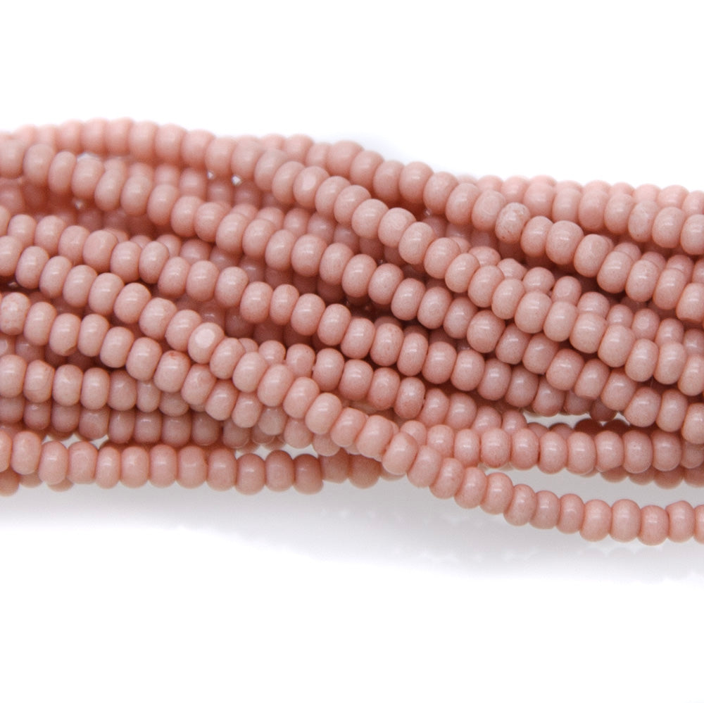 11SB192-A1C: Cz Seed Bead True Cut Terra Dusty Rose 11/0 - 6 Hanks