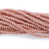 11SB192-A1C: Cz Seed Bead True Cut Terra Dusty Rose 11/0 - 6 Hanks