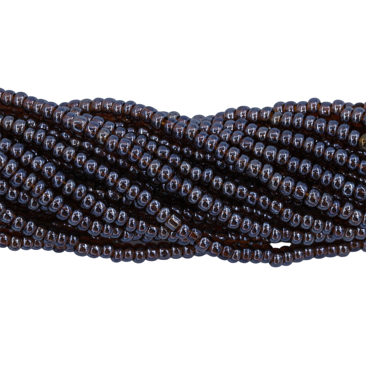 11SB356-TR: CZ Seed Bead Sfinx Trans Dark Topaz 11/0-1HK