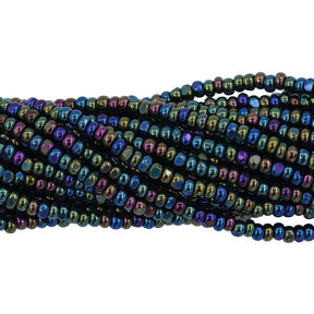 11SB588-CR: CZ Seed Bead True Cut Green Iris 11/0-1HK