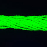11SB684-NT: CZ Seed Bead Neon Green On Crystal 11/0 6HK