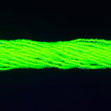 11SB723-NR: CZ Seed Bead Neon Lined Yellow 11/0 Uv Reactive-1HK