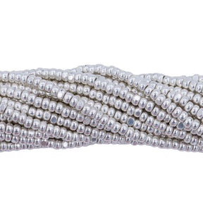 11SB812-2CR: CZ Seed Bead True Cut Metallic Silver 11/0-1HK
