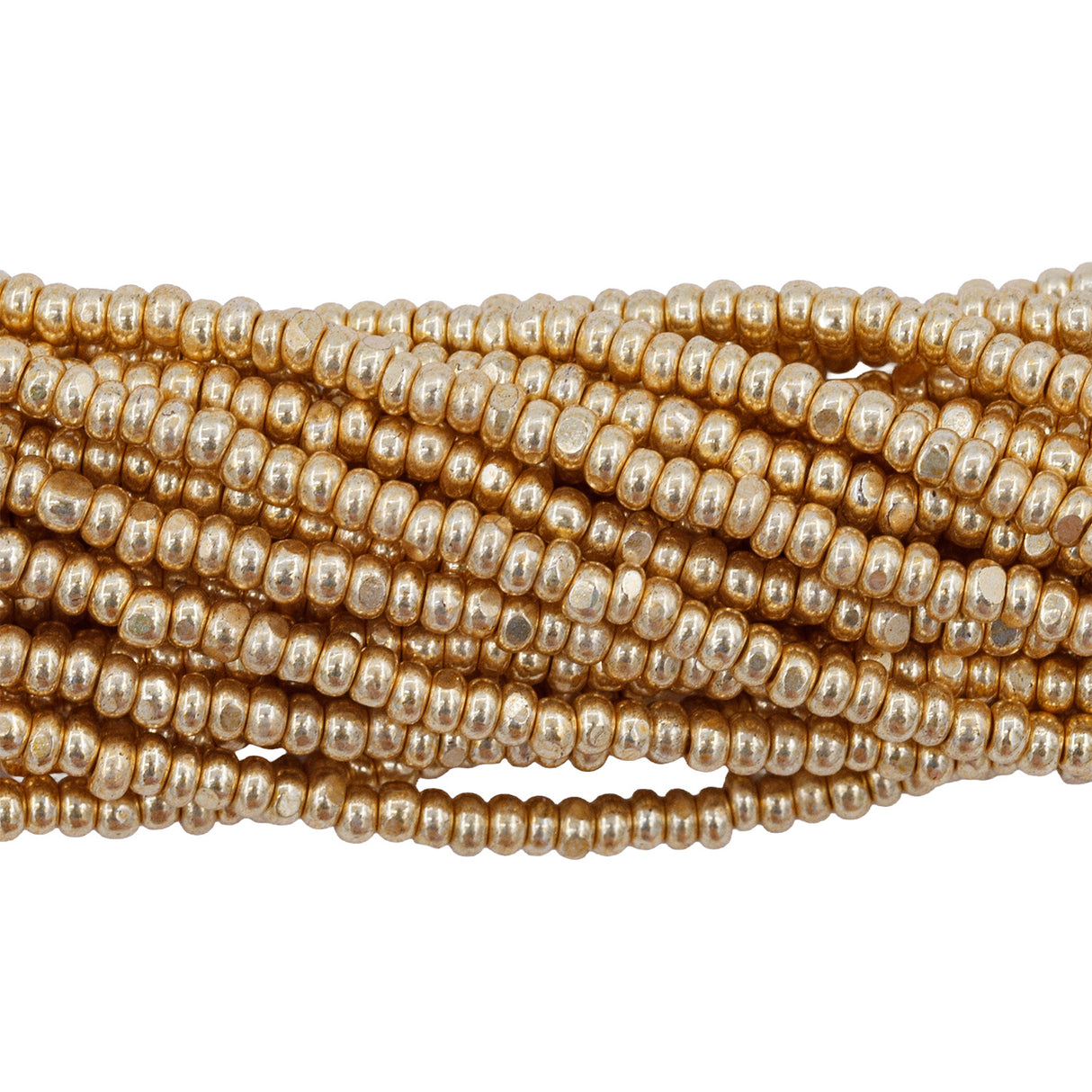 11SB851-CR: CZ Seed Bead True Cut Metallic Champagne 11/0-1HK
