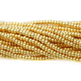 11SB853-R:  CZ Seed Bead Gold Iris Color #68388 11/0 - 6HK