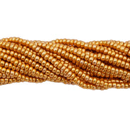11SB854R: CZ Seed Bead Metallic Gold 11/0-1HK