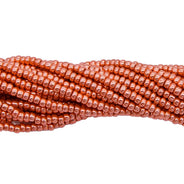 11SB856R: CZ Seed Bead Copper Full Coated 11/0-1HK