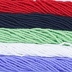 11SB999-MX77: Preciosa Czech Seed Bead Bundle Royal Tartan 11/0