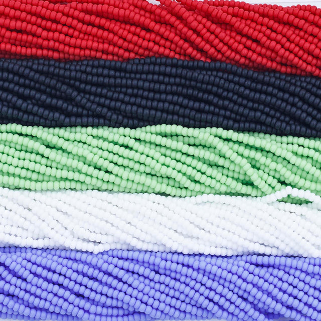 11SB999-MX77: Preciosa Czech Seed Bead Bundle Royal Tartan 11/0