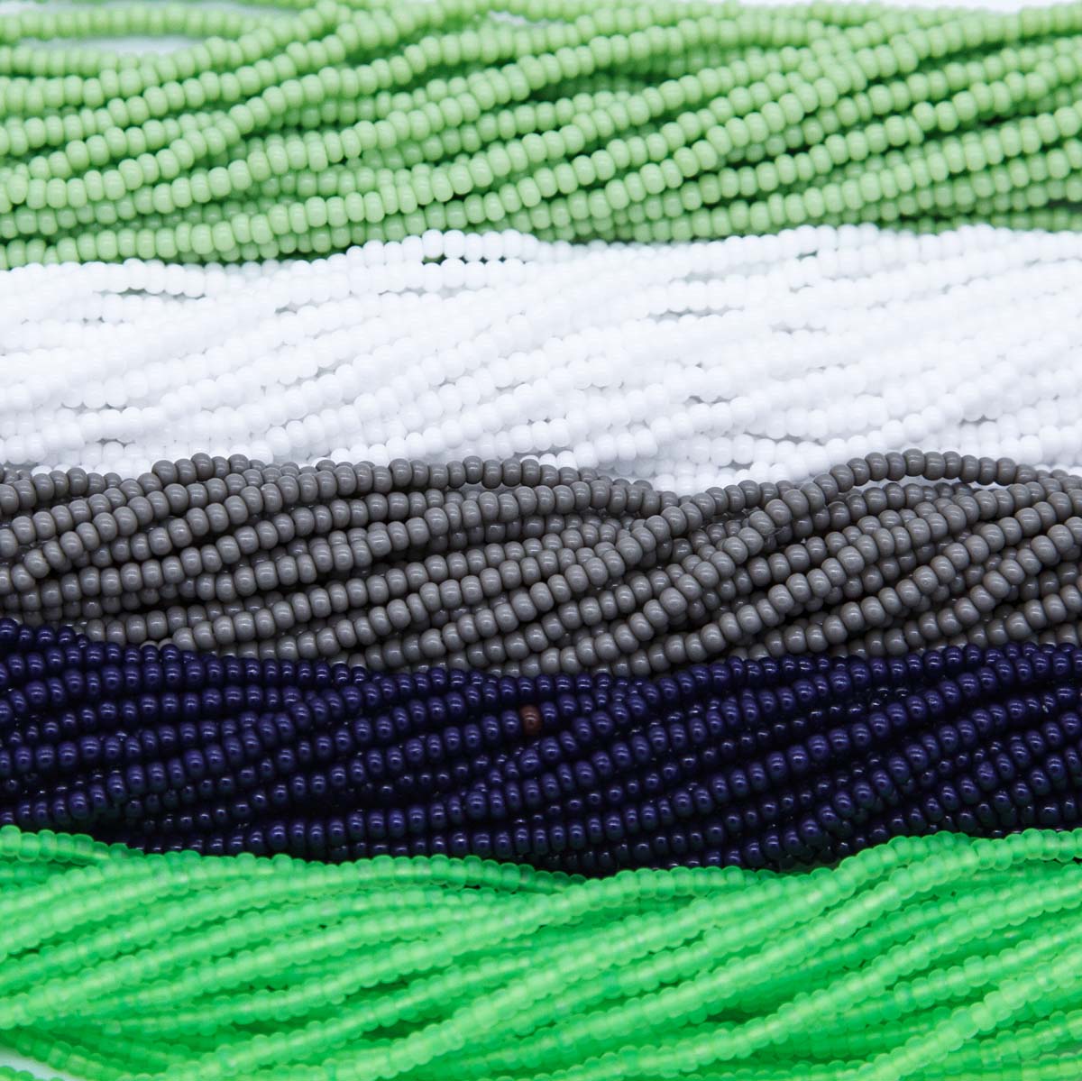 11SB999-SEA: CZ Seed Bead 11/0 Seattle Color Bundle