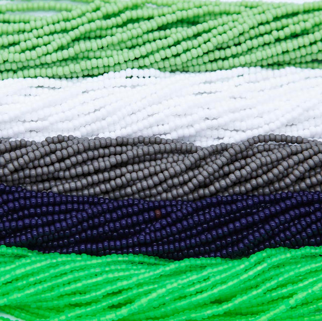 11SB999-SEA: CZ Seed Bead 11/0 Seattle Color Bundle