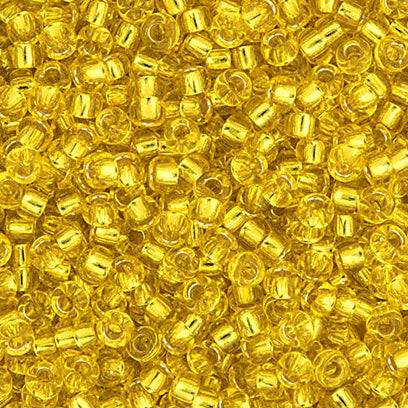 11SM0006: Miyuki Japanese Seed Bead 11/0 Yellow Silver Lined - 250GM