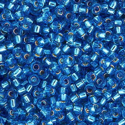 11SM0019: Miyuki Japanese Seed Bead 11/0 Sapphire Silver Lined - 250GM