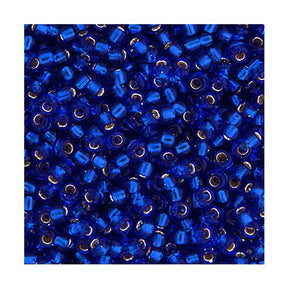 11SM0020R: Miyuki Japanese Seed Bead 11/0 Cobalt Silver Lined - 25GM