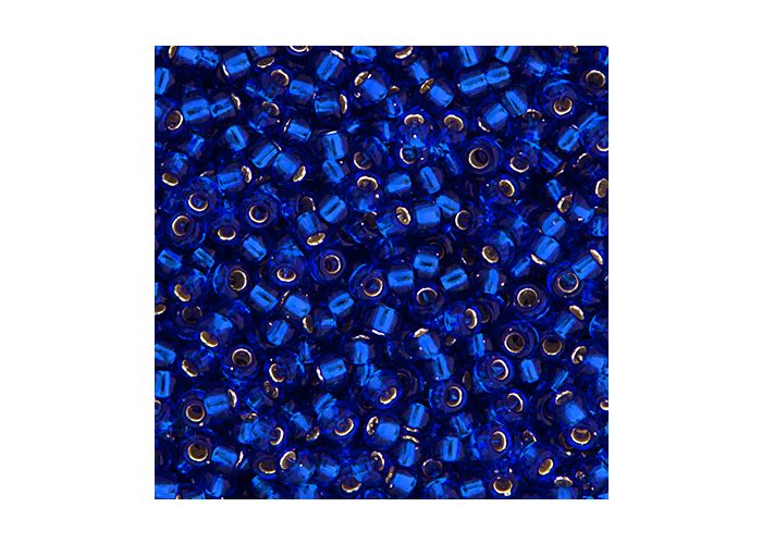 11SM0020: Miyuki Japanese Seed Bead 11/0 Cobalt Silver Lined - 250GM