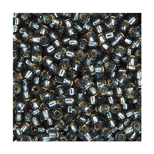 11SM0021R: Miyuki Japanese Seed Bead 11/0 Grey Silver Lined - 25GM