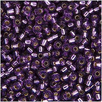 11SM0024: Miyuki Japanese Seed Bead 11/0 Amethyst Silver Lined - 250GM