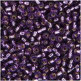 11SM0024: Miyuki Japanese Seed Bead 11/0 Amethyst Silver Lined - 250GM