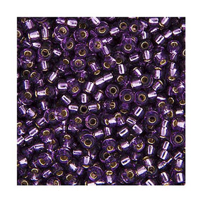 11SM0024R: Miyuki Japanese Seed Bead 11/0 Amethyst Silver Lined - 25GM