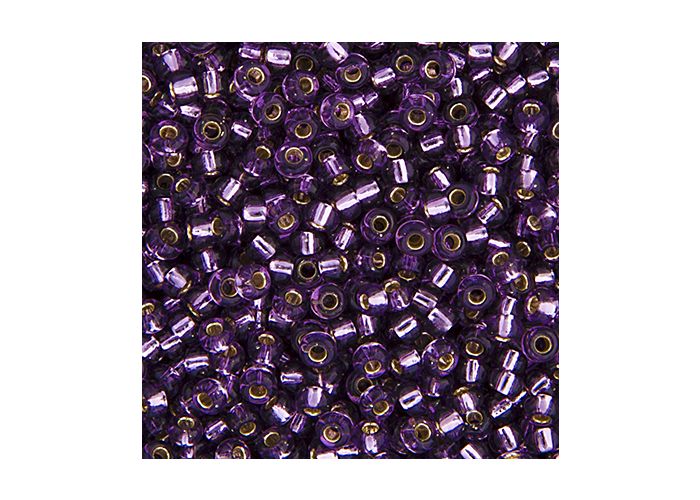 11SM0024: Miyuki Japanese Seed Bead 11/0 Amethyst Silver Lined - 250GM