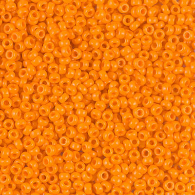 11SM0405: Miyuki Japanese Seed Bead 11/0 Orange Mandarin Opaque - 250GM