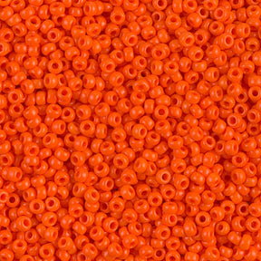 11SM0406R: Miyuki Japanese Seed Bead 11/0 Orange Opaque - 25GM