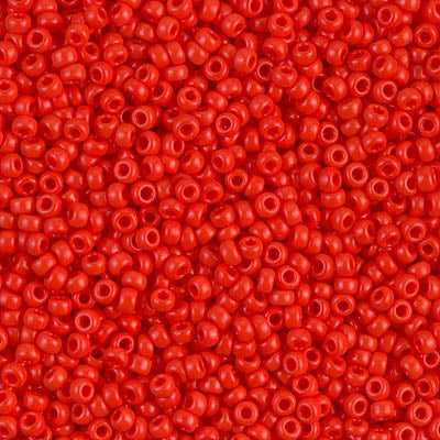 11SM0407: Miyuki Japanese Seed Bead 11/0 Red Vermillion Opaque - 250GM