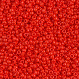 11SM0407: Miyuki Japanese Seed Bead 11/0 Red Vermillion Opaque - 250GM