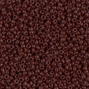 11SM0409: Miyuki Japanese Seed Bead 11/0 Chocolate Brown Opaque - 250GM