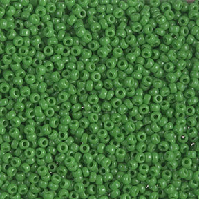 11SM0411R: Miyuki Japanese Seed Bead 11/0 Green Pea Opaque - 25GM