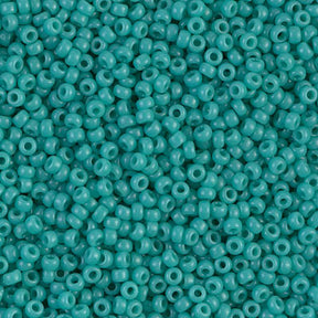 11SM0412R: Miyuki Japanese Seed Bead 11/0 Turquoise Green Opaque - 25GM