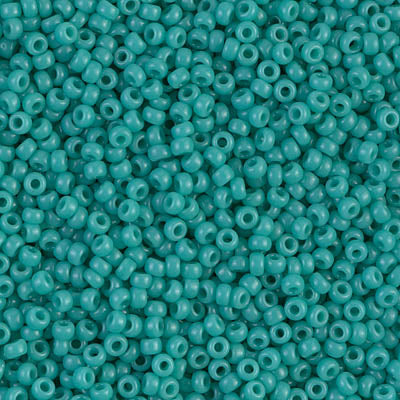 11SM0412R: Miyuki Japanese Seed Bead 11/0 Turquoise Green Opaque - 25GM