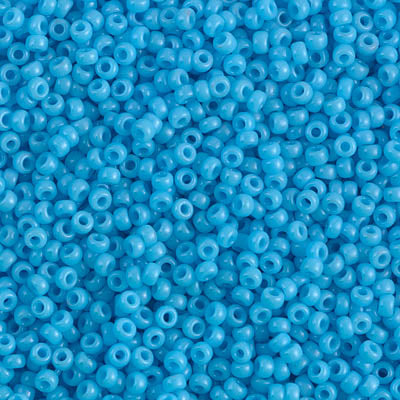 11SM0413R: Miyuki Japanese Seed Bead 11/0 Lt. Blue Opaque - 25GM
