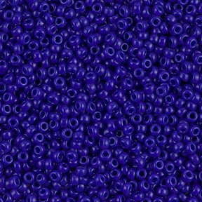 11SM0414R: Miyuki Japanese Seed Bead 11/0 Cobalt Blue Opaque - 25GM
