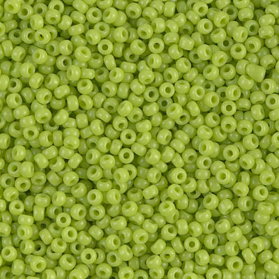 11SM0416R: Miyuki Japanese Seed Bead 11/0 Chartreuse Opaque - 25GM