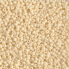 11SM0492R: Miyuki Japanese Seed Bead 11/0 Opaque Dark Cream - 25GM