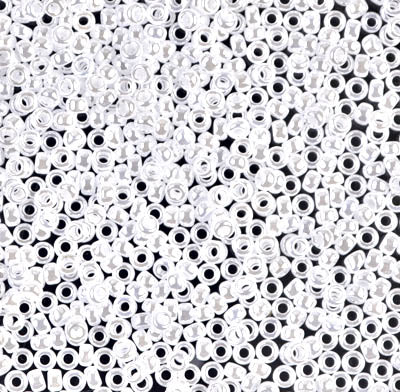 11SM0528R: Miyuki Japanese Seed Bead 11/0 White Pearl Ceylon - 25GM