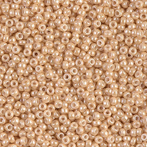 11SM0593R: Miyuki Japanese Seed Bead 11/0 Beige Glazed Luster - 25GM