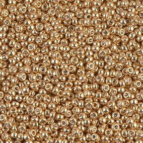 11SM1052R: Miyuki Japanese Seed Bead 11/0 Gold Galvanized - 25GM