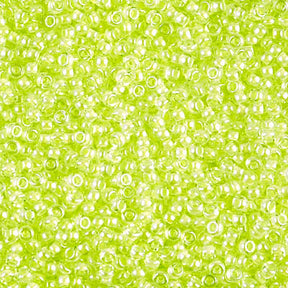 11SM1119R: Miyuki Japanese Seed Bead 11/0 Luminous Neon Lined Limeaide - 25GM
