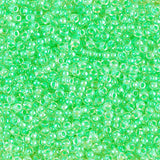 11SM1120: Miyuki Japanese Seed Bead 11/0 Luminous Neon Lined Mint - 250GM