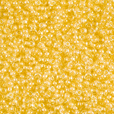 Miyuki Japanese Seed Bead 11/0 Luminous Neon Lined Sun Glow - 250GM