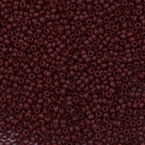 11SM148R: 11-0419R Miyuki Seed Bead 11/0 Brown Currant Opaque - 25GM