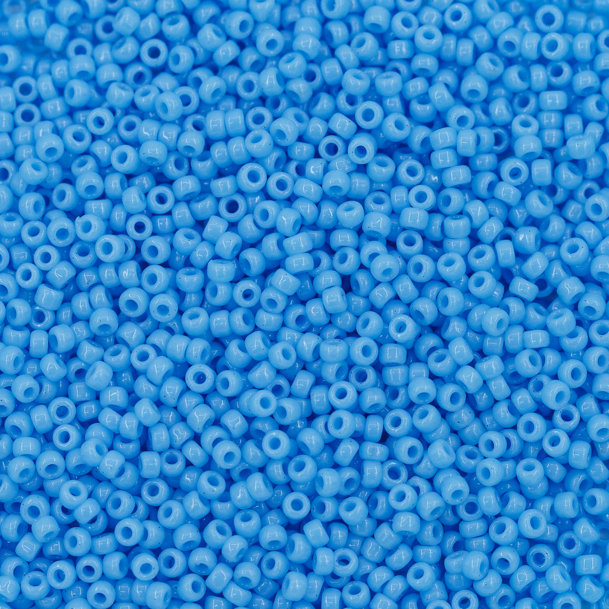 11SM162R: 11-0413R Miyuki Seed Bead 11/0 Lt. Blue Opaque - 25GM